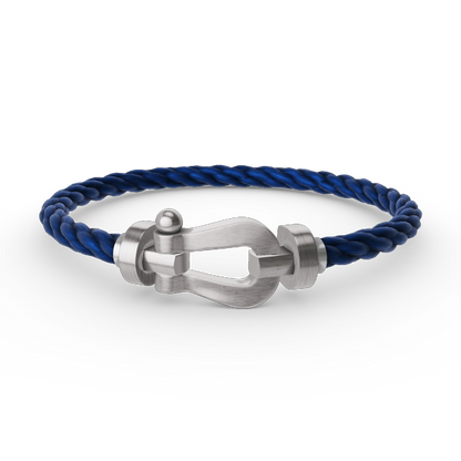 [Glow Jewelry]FORCE LARGE HORSESHOE NO DIAMOND BRACELET SILVER
