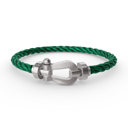 [Glow Jewelry]FORCE LARGE HORSESHOE NO DIAMOND BRACELET SILVER