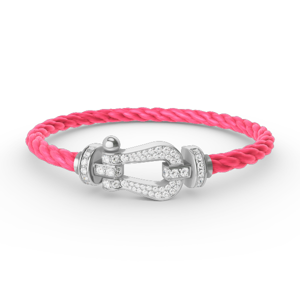 ¡®Glow Jewelry¡¯FORCE LARGE HORSESHOE FULL DIAMOND BRACELET SILVER