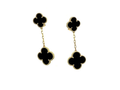 ¡®Glow Jewelry¡¯CLOVER 2 MOTIFS  EARRINGS (MULTIPLE CHOICESC