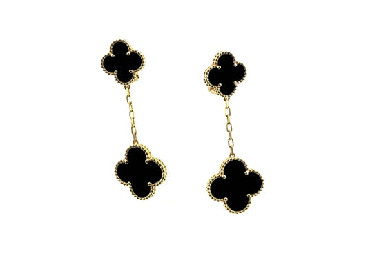 ¡®Glow Jewelry¡¯CLOVER 2 MOTIFS  EARRINGS (MULTIPLE CHOICESC